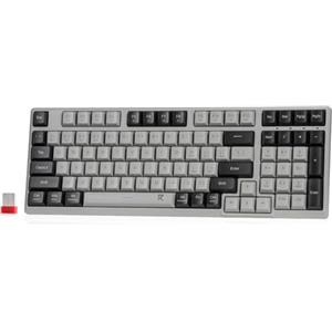 Redragon BK7114 Tastiera Wireless a Basso Profilo 98 Tasti, Meccanismo a Forbice, Connessione Wireless BT 2.4G, US Layout