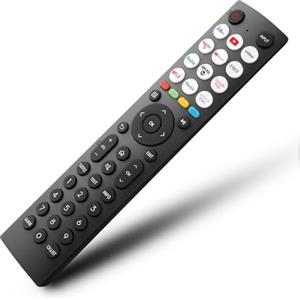 Loutoc Telecomando Sostitutivo per Smart TV-Hisense-universale - EN2Q36H Compatibile con tutti gli Smart TV Hisense TV VIDAA 4K HDTV FHD QLED LCD LED