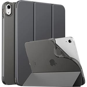 MoKo Custodia Protettiva per iPad (A16) 11a Gen 11" 2025/10a gen 10,9 Pollici 2022, iPad Cover in TPU e Pelle PU con Chiusura Magnetica, Sostegno, Auto Riattivazione/Standby, Grigio Siderale