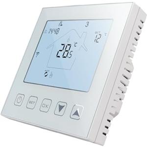 KETOTEK Intelligente Termostato WiFi Riscaldamento a Pavimento Elettrico 16A, Cronotermostato Compatibile con Alexa, Programmabile Termostato Ambiente da Parete Smart Life Tuya App Controllo