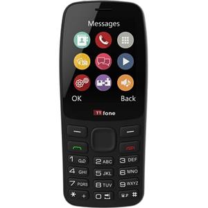 TTfone TT175 Telefono Cellulare Semplice con Schermo da 2,4 pollici, Doppia SIM Sbloccata - Funzioni di Base, Fotocamera, Torcia, Multimedia, Giochi e Bluetooth