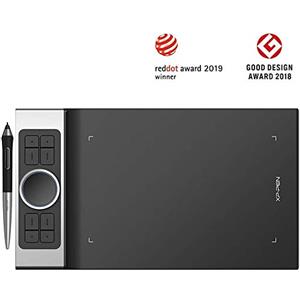 XP-PEN Deco Pro S - Vassoio da disegno portatile 9" x 5" con vassoio touchpad con 8192 livelli di pressione compatibile con dispositivi Android