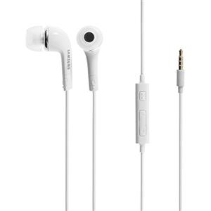 SAMSUNG Headset Cablato with Remote and Microphone - Not in Retail Packaging, bianco