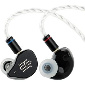 Linsoul SIMGOT SuperMix 5 1BC+1DD+2BA+1MP In Ear Monitor, Cuffie HiFi a Conduzione Ossea, Cavo Litz OCC Smontabile Placcato in Argento, Connettore da 3,5 mm/4,4 mm, IEM per Musicisti e Audiofili