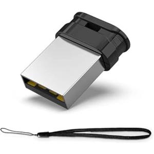 Vansuny Chiavetta USB 2.0 64 GB, Mini Pendrive Memory Stick Portatile, Unità Flash con Cordino, Memoria USB per PC Computer Portatile, Console di Gioco, Smart TV, Auto, Nero
