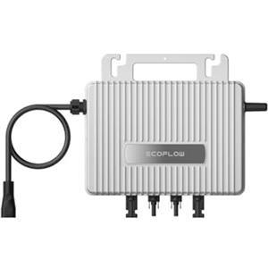 EF ECOFLOW EcoFlow STREAM Micro inverter, inverter solare intelligente Wi-Fi per centrali elettriche da balcone, inverter PV per 2 pannelli solari, IP67 impermeabile, MPPT integrato, controllo app