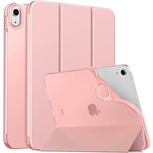 MoKo Custodia Protettiva per iPad (A16) 11a Generazione 11 Pollici 2025/10a gen 10,9" 2022,iPad Cover in TPU e Pelle PU con Chiusura Magnetica, Sostegno,Auto Riattivazione/Standby, Oro Rosa
