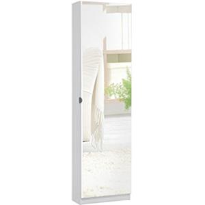 Inter Trade Corporation Marika A1 Scarpiera, 50 x 22 x 180 H Cm, Bianco, Nobilitato