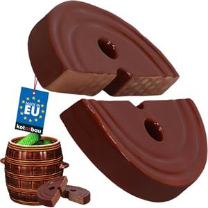 KOTARBAU® Pietra di pressione per pentola in gres, tagliata a metà, 170 mm