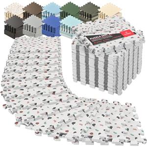 BeMaxx Tappeto Palestra Tappetino Fitness da Ginnastica a Puzzle - Pavimento Protettivo Incastro Tatami Gomma Allenamento Protezione Sport| Materassino Gommato Mattonella Pavimentazione per Home Gym Manubri
