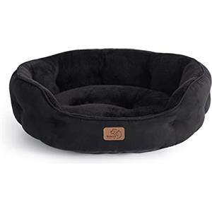 Bedsure Letto per Cani Piccoli Lavabile - Letti Grandi per Gatti da Interno e Cuccioli, Letto Rotondo per Cani di Media Taglia con Fondo Antiscivolo