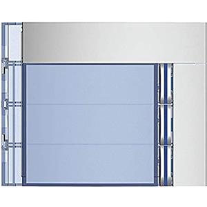 BTICINO 352031 Frontale Sfera/Sfera New 3 Pulsanti, Allmetal Effetto Alluminio, IK07 IP20, 1 Modulo, Compatibile Moduli Audio/Video, Installazione Modulare, 114x91x10 mm, Citofono/Videocitofono