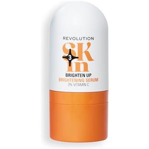 Revolution Skincare London Revolution SKin, Brighten Up Brightening Serum, Siero Illuminante con Vitamina C, Ravviva e Illumina, Vegano e Cruelty-Free, 30ml