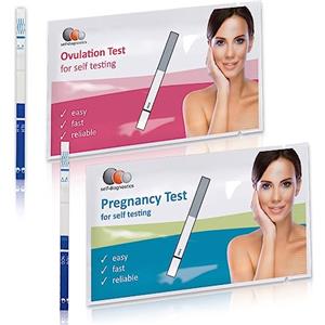 self-diagnostics Test Ovulazione 50 + Gravidanza 15 Strisce