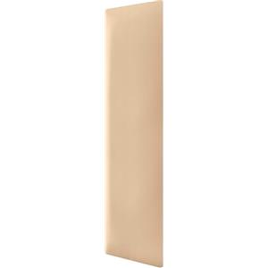 DHOME Pannelli Imbottiti in Similpelle Autoadesivi per Parete Acustici Fonoassorbenti Protezione dagli Impatti Testiere Decorazione Casa Camera da Letto (Beige, 60x20)