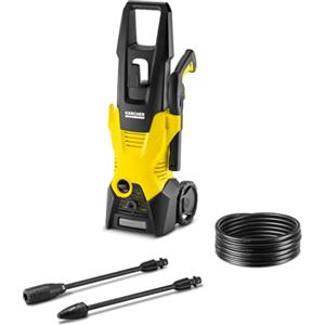 Kärcher Idropulitrice K 3, Pressione max 120 bar, Portata 380 l/h, Area di lavoro 25 m²/h, Filtro acqua, Pistola e Tubo Alta Pressione 6m, Serbatoio detergente, Ugello mangiasporco, Lancia Vario Power