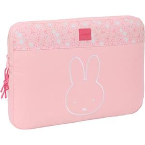 safta MIFFY FLORES - Custodia per laptop da 15,6", zaino ideale per bambini di diverse età, comoda e versatile, qualità e resistenza, 39,5 x 3,5 x 27,5 cm, rosa pallido, M, Casual