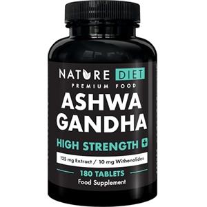 Nature Diet Ashwagandha High Strength PLUS, 125 mg Estratto