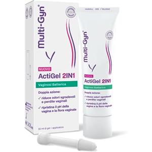 Karo Pharma Multi-Gyn Actigel 2in1 50 ml - Trattamento per Vaginosi Batterica, Sollievo da Odori e Irritazioni