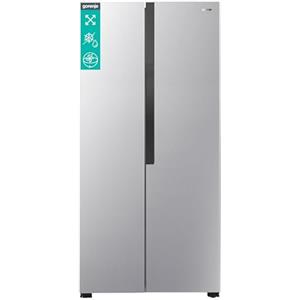 Gorenje NRS8182KX Frigorifero Side by Side, Capacità 550 litri, Total No Frost, Convert Active Zone, Motore Inverter, Controllo Elettronico Touch, Cassetto Fresh Crisper, Classe E, Inox