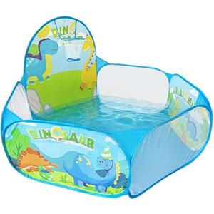 Generico Piscina per palline - Mini canestro da basket pieghevole per casetta da gioco, vasca per palline morbida e addensata, tenda da gioco per bambini 3 in 1 | Ragazze Ragazzi Indoor Outdoor Room Giocattolo