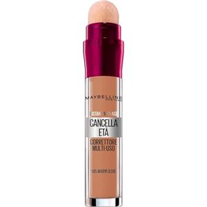Maybelline New York Correttore Multi-Uso, Idratante e con Coprenza Modulabile, Imperfezioni e Occhiaie Coperte, Con Bacche di Goji e Haloxyl, Cancella Età, Tonalità: 145 Warm Olive, 6,8 ml