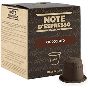 Note D'Espresso, Cioccolato, Capsule Compatibili con sistema NESPRESSO*, 40 caps