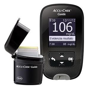 Accu-chek Guide Kit Glucometro Guide Mg/dl + Pungidito Fastclix