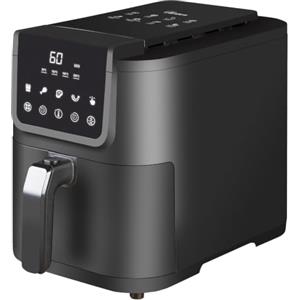 Ardes ARFRYA10L INFINITY - Friggitrice ad aria sottile XL da 5 litri con touch screen digitale, timer da 60 minuti, 5 programmi e cavità antiaderente super profonda