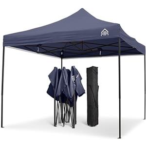 All Seasons Gazebos | 3x3m Pop Up Gazebo con pacchetto accessori | Resistente, completamente impermeabili e di alta qualità (Blu Navy)