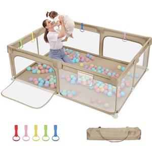 Dripex Box per Bambini Recinto Neonato - Large - Marrone