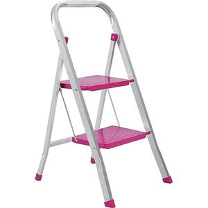 FRAMAR SLIMMY 2- Sgabello 2 gradini in acciaio verniciato portata 100kg.