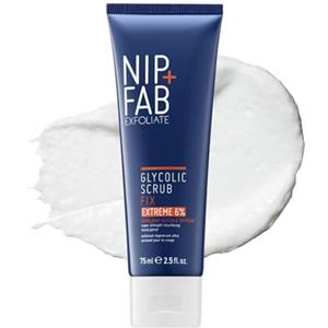 NIP & FAB Nip + Fab Glycolic Fix Scrub Estremo - Peeling Viso con 6% Acido Glicolico - Peeling 3-in-1 AHA/BHA per Minimizzare i Pori e Levigare la Pelle, 75 ml