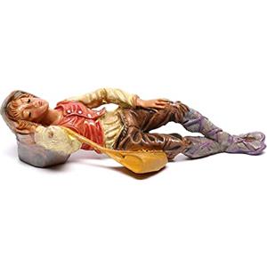 Holyart Presepe Fontanini: Pastore dormiente presepe Fontanini 10 cm