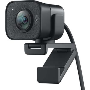 Logitech for Creators StreamCam - Webcam Premium per Streaming e Creazione Contenuti Video, Full HD 1080p 60 fps, Lente in Vetro Premium, Messa a Fuoco Automatica, USB, PC, Mac. Grafite [960-001281]
