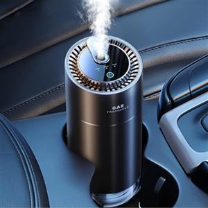 ceeniu Profumatore Auto Ceeniu, Atomizzatore ad Ultrasuoni, Concentrazione Regolabile con 3 Modalità, Auto On/Off, Batteria Integrata, Profumo da 45 ml, Durata 4 Mesi, Deodorante Auto F26, Muschio Bianco