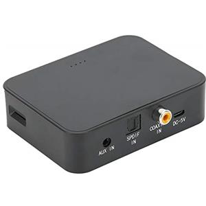 Sxhlseller Adattatore Audio Bluetooth 5.0 Multifunzione Trasmettitore e Ricevitore con Input Coassiale e Fibra Ottica per Sistemi Hi-Fi, TV e Console di Gioco