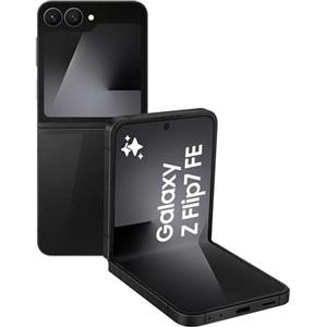 Samsung Galaxy Z Flip7 FE Smartphone AI pieghevole, 3 anni di Garanzia del produttore, RAM 8GB, 256GB, Display 3,4" Super AMOLED/6,7" Dynamic AMOLED 2X, Fotocamera 50MP, Black [Versione italiana]
