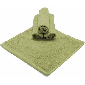 osama home SWEET HOME - Lavette Bagno 30x30, 4 Pezzi in Spugna di Cotone Certificato OEKO-TEX e Filati Riciclati, Set Asciugamani Bagno Multiuso Morbidi Assorbenti Validi anche come Panno Struccante Viso