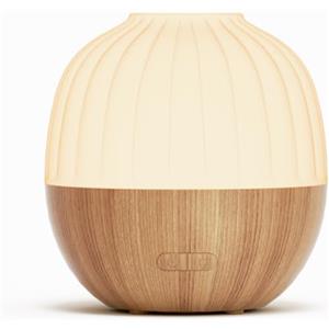 SALKING Diffusore di Oli Essenziali 300ml, Diffusore Profumo Ambiente Elettrico 8 LED, Diffusore Aromaterapia Ultrasuoni Senza BPA, per Casa, Yoga e Ufficio