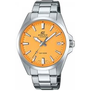 Casio Edifice (42mm) quadrante giallo/bracciale in acciaio inossidabile EFV-100D-9AVUEF