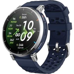 Amazfit Active 3 Premium 45mm Smartwatch GPS Running, AMOLED 1,32" Vetro Zaffiro, Batteria 12gg, 4GB, NFC, Mappe Offline, 170+ sport, 5 ATM, Cardiofrequenzimetro e Fitness Tracker per Android e iPhone