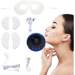 Generic Macchina per il lifting del viso EMS - Massaggiatore facciale per la stimolazione muscolare elettrica con tonificazione microcorrente multiuso | Dispositivo di bellezza antietà wireless per il rinnova