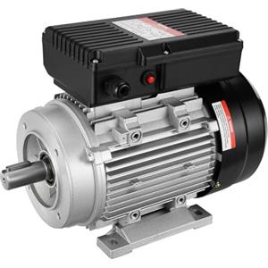 VEVOR Motore Elettrico 1,1KW 2800 Giri/min, AC 220~240V 7,1A, 90S, Telaio B34, Motore Compressore Aria Monofase, Albero Chiavetta 24mm, Rotazione CW/CCW per Macchine Agricole e Attrezzature Generali