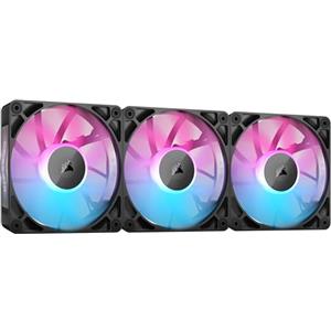 Corsair Icue Link Rx120 Rgb Case Per Computer Ventilatore 12 Cm Nero 3 Pz (link Rx120 Rgb 12cm Fans X3 Black)