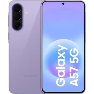 Samsung Galaxy A57 5G, 128GB, 3 anni di Garanzia, Smartphone sottile, Cerchia e Cerca, Gomma Oggetto, Volto Migliore, Tripla Camera, IP68, 5.000 mAh, Awesome Lilac [Versione Italiana]