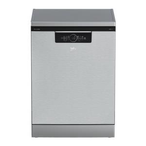Beko PRONTA CONSEGNA - SPEDIZIONE IMMEDIATA Lavastoviglie Libera Installazione 60 cm Autodose Classe A 15 Coperti Terzo cestello apertura Automatica Pearl Inox Beko BDFN36560XC