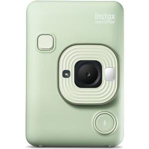 Fujifilm Fotocamera istantanea Instax Mini LiPlay, con cavo micro USB verde matcha