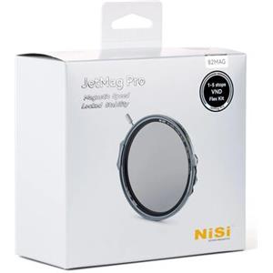 NiSi JetMag Pro Filtro ND Variabile 1-5 Stop con Anelli Adattatori Magnetici 67/72/77/82 mm