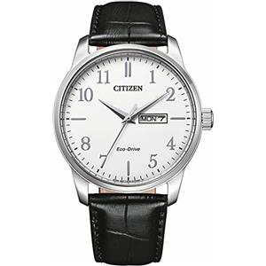 Citizen Orologio Analogico Quarzo Uomini con Cinturino in Pelle BM8550-14A